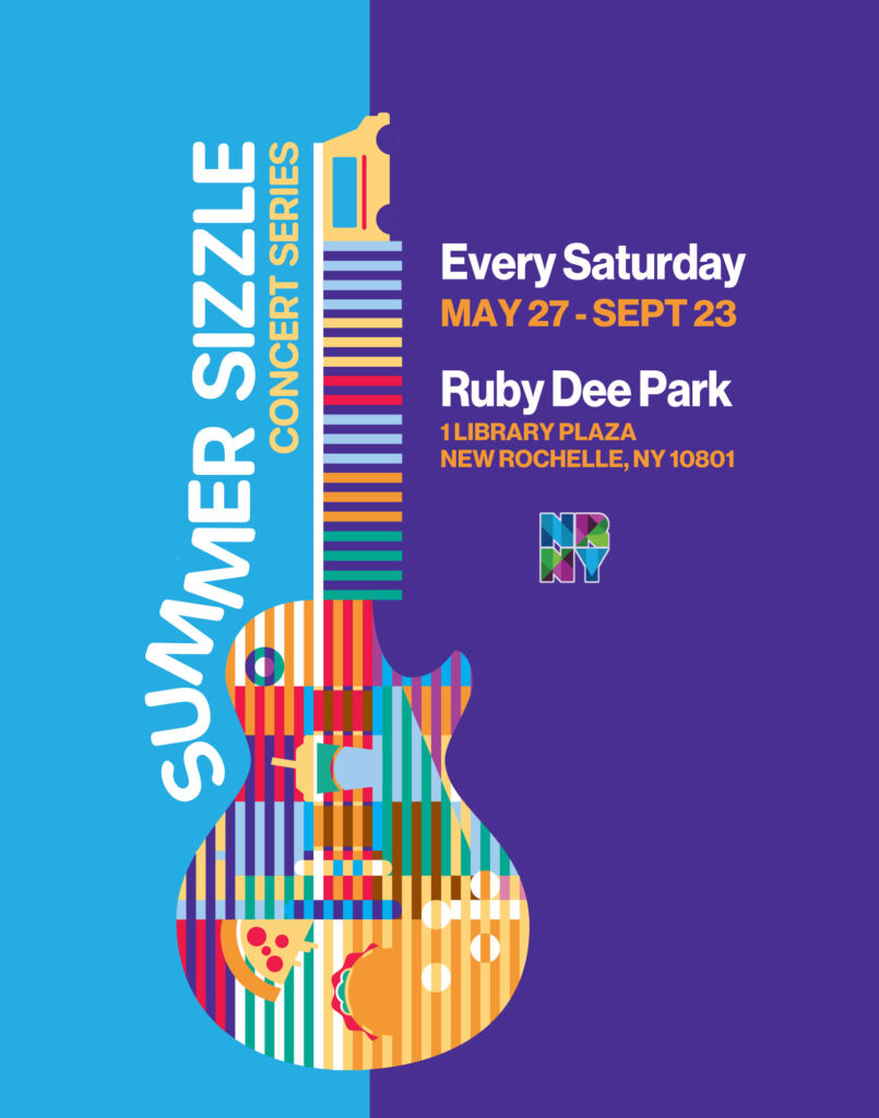 New Rochelle summer Sizzle Concert Series poster